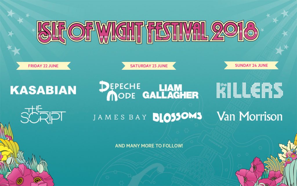 50 YEARS SINCE FIRST IOW FESTIVAL... HEADLINERS ANNOUNCED! Isle of