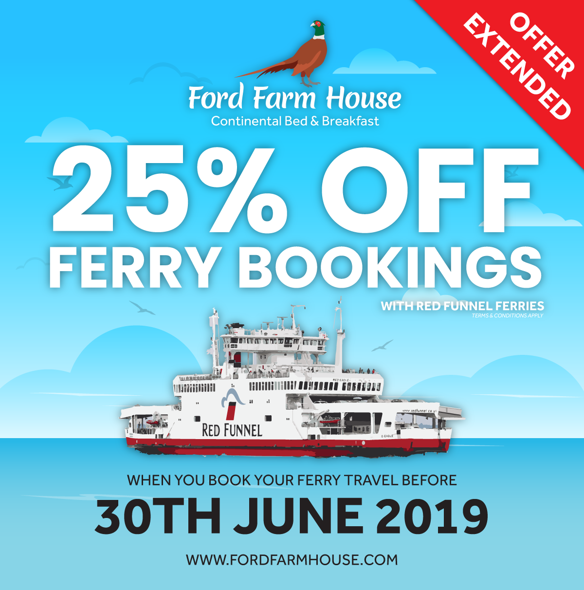 25 off ferry