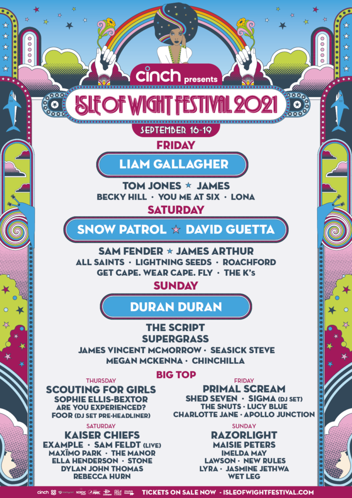 Isle of Wight Festival Line-up 2021